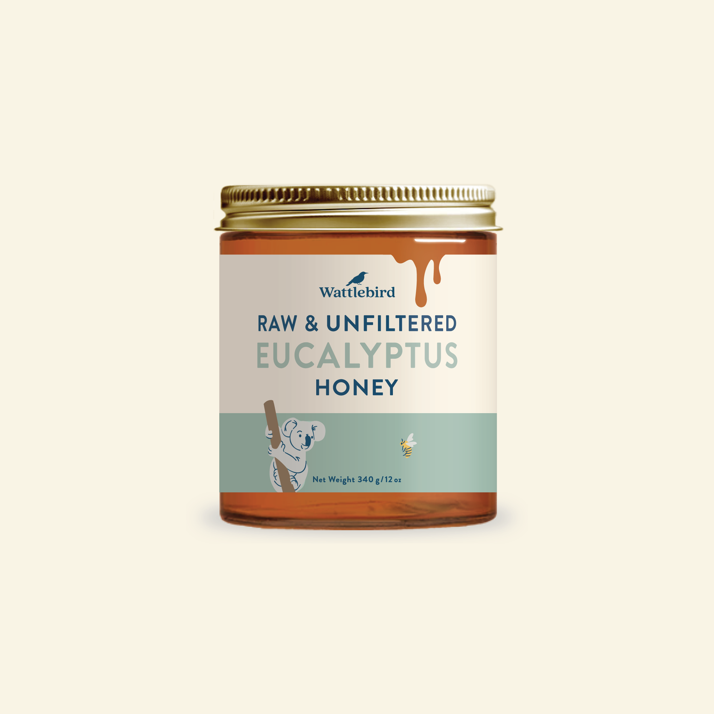 Eucalyptus Honey - Raw & Unfiltered 340g
