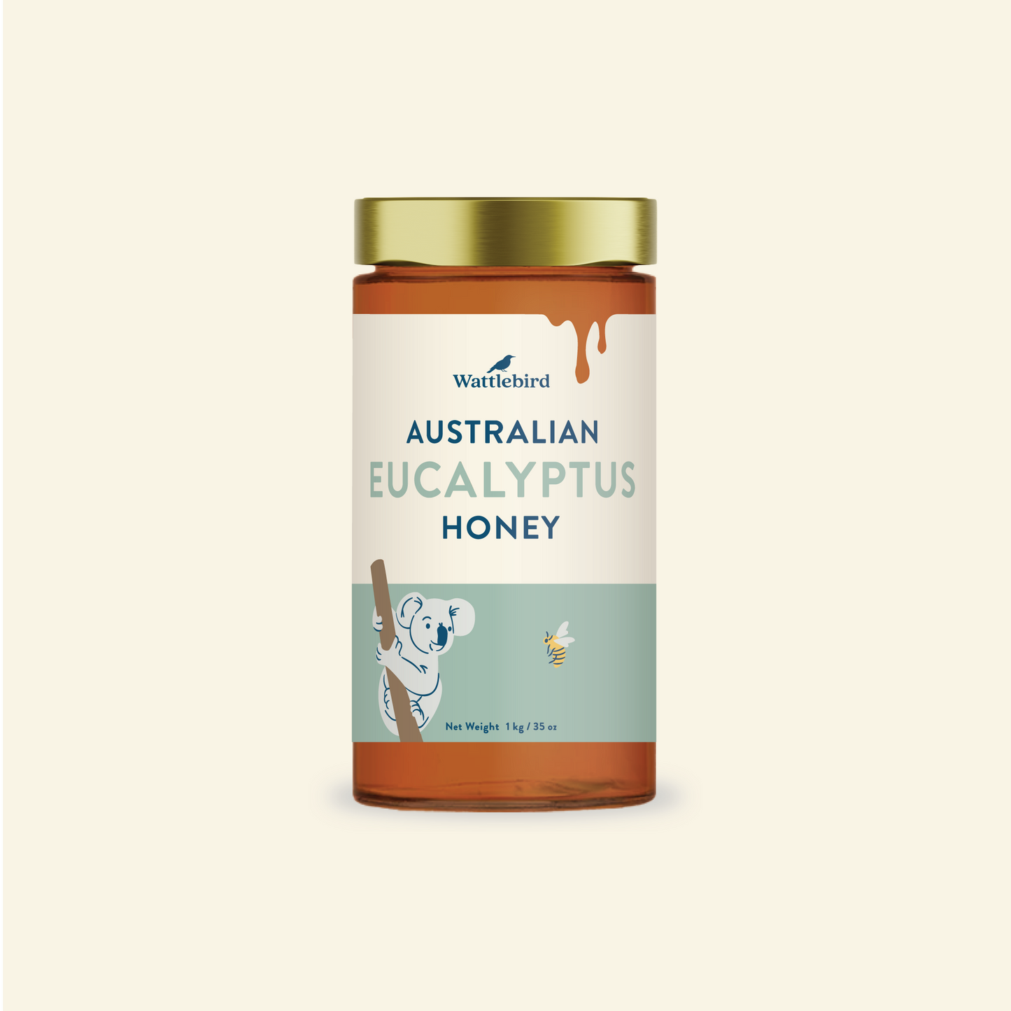 Eucalyptus Honey Raw & Unfiltered 1 kg